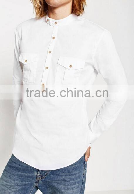 Black and white striped short-sleeve shirt cotton business and leisure travelers no-iron cultivate one's morality men's button-d