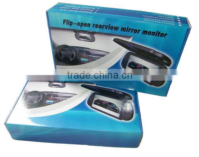 7 Inch GPS Rearview Mirror bluetooth AV-in FM GPS Navigation