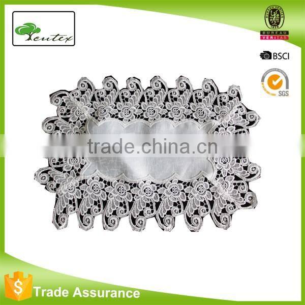 white lace Placemats and Coaster