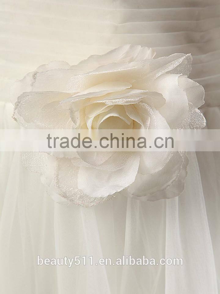 wedding Sexy sweetheart lace mermaid wedding bridal dress for bride Strapless Three-Quarter sleeve bridal gowns AS43201