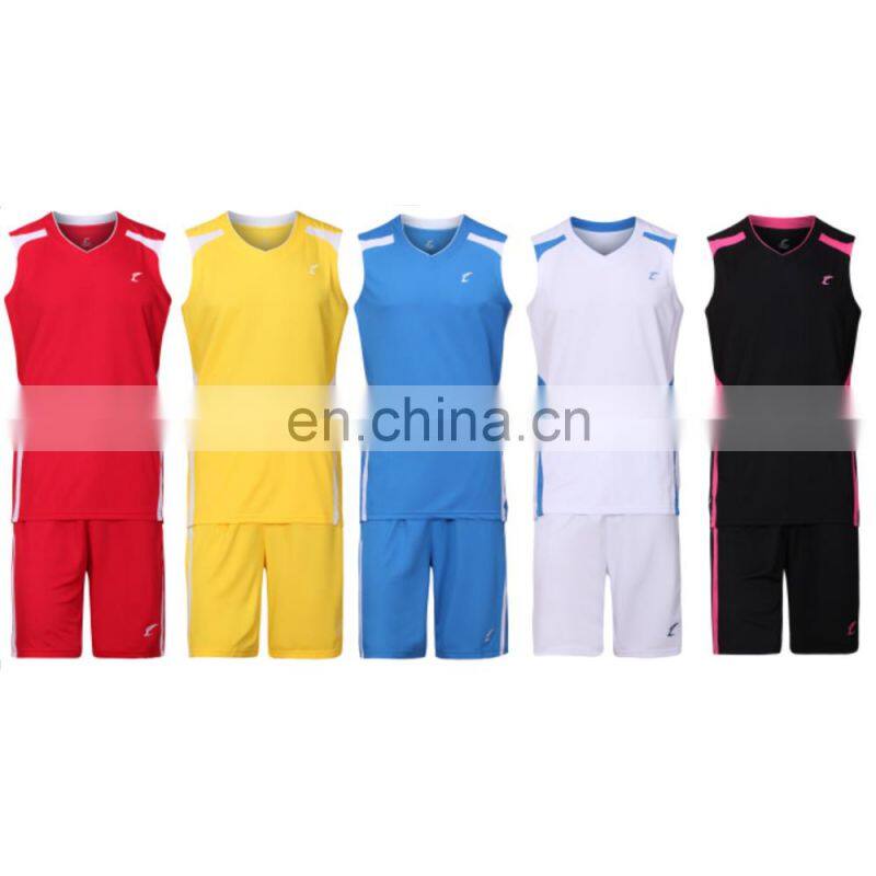 Dry Fit Breathable sports wear Wholesale Basketball Jersey uniform design