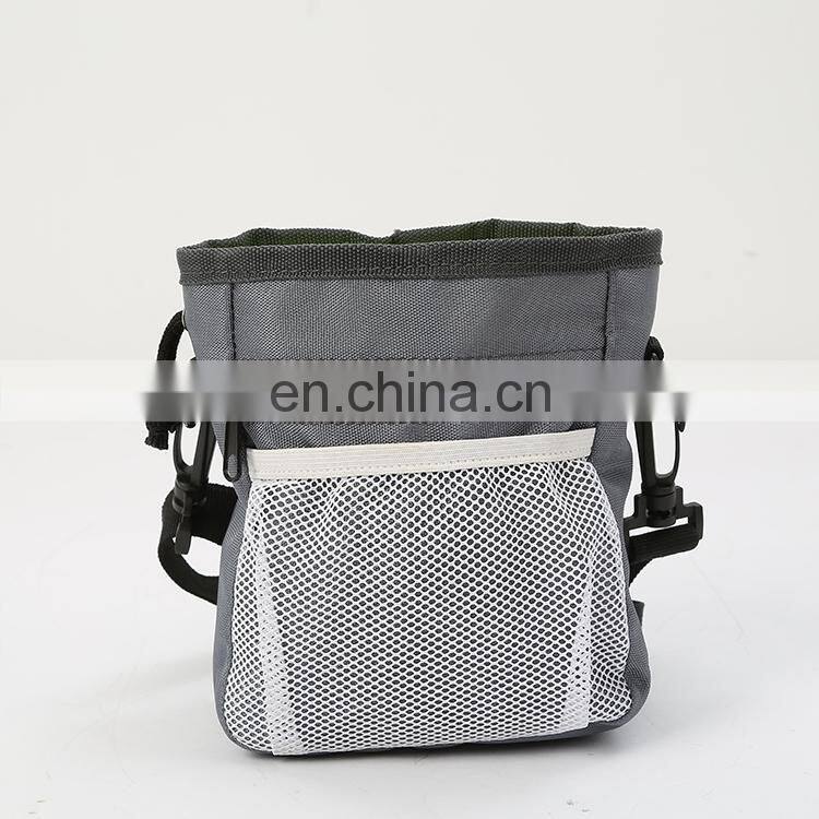 Waterproof Nylon Adjustable Belt Dog Training Pouch Puppy Training Walking Pouch