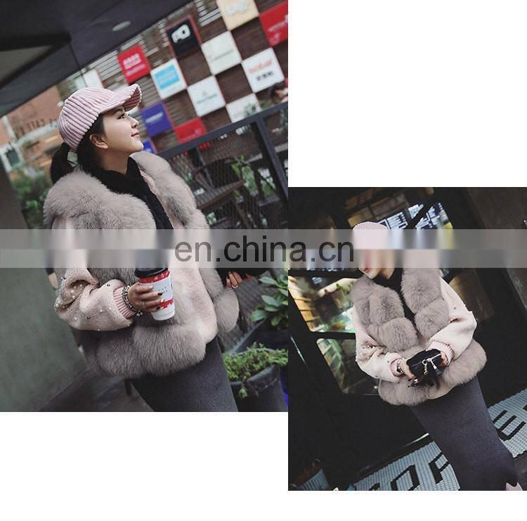 Factory Wholesale New Fashion Sleeveless Lady Winter Fur Vest Real Fox