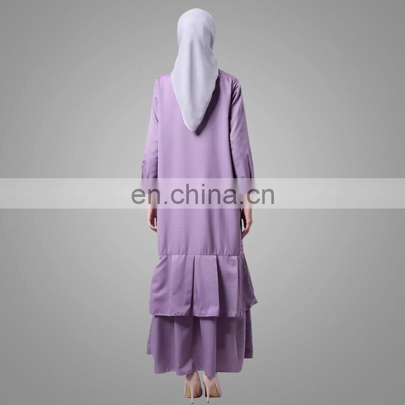 Newest abaya muslim dresses islamic lace clothing for women