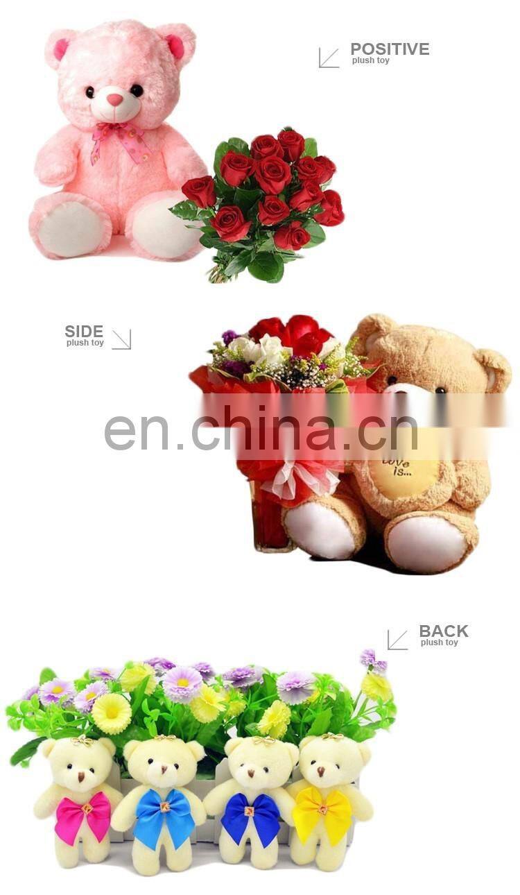 Custom plush teddy bear bouquet toy