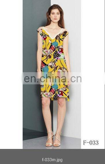 Yarn-dyed jacquard digital printing chiffon fabric Silk feel comfortable breathe freely Thermal transfer