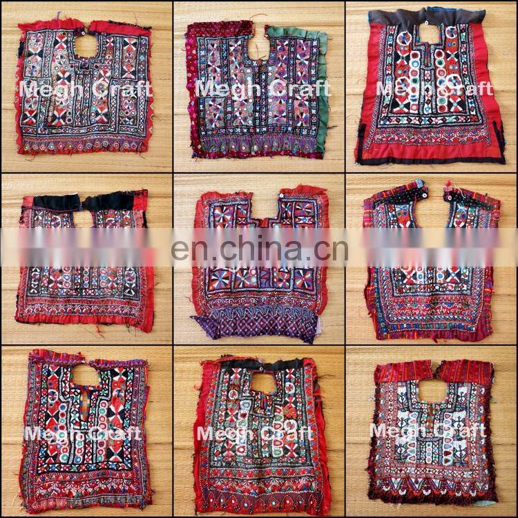 Vintage Banjara beaded yoke Neck- Designer multicolor Yock Neck patches-Women's blouse neck yokes Patches