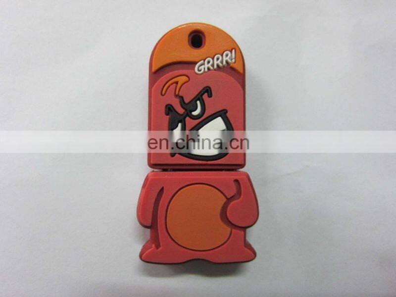 3D PVC custom cheap usb stick flash drive dust cover