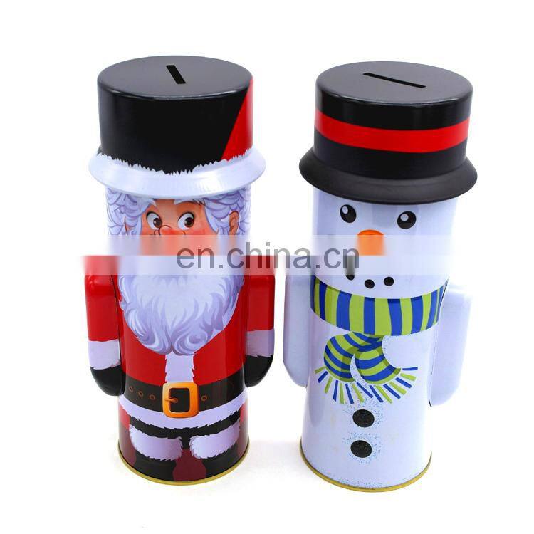 wholesale tin coin bank tin can with removable lid