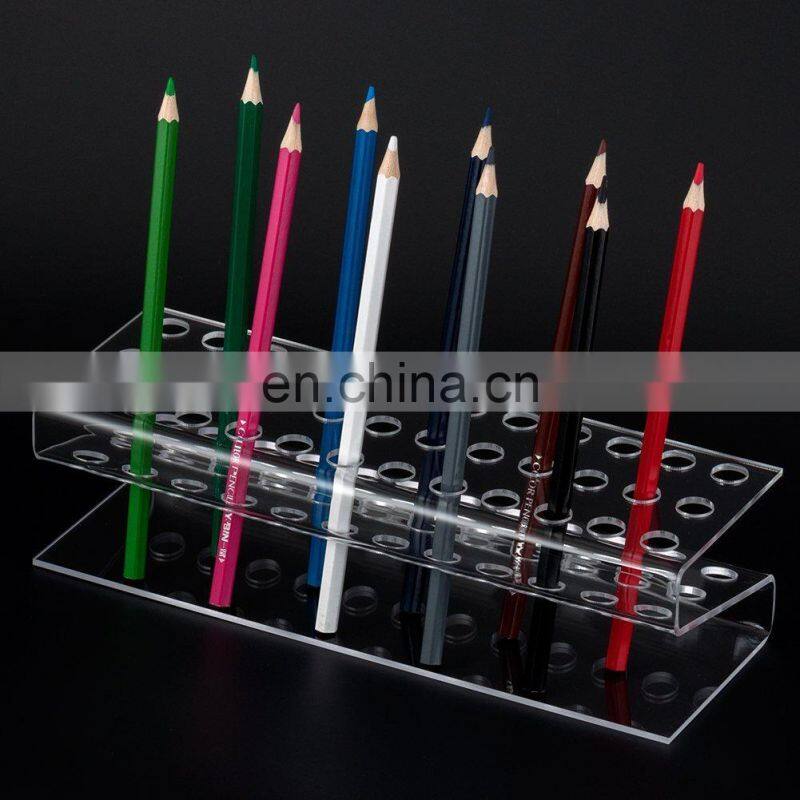 wholesale factory custom acrylic pen display stand organizer