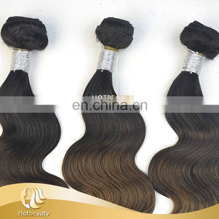 2017 Hot Beauty Ombre Color 3 Tone Color Body Wave No Tangle