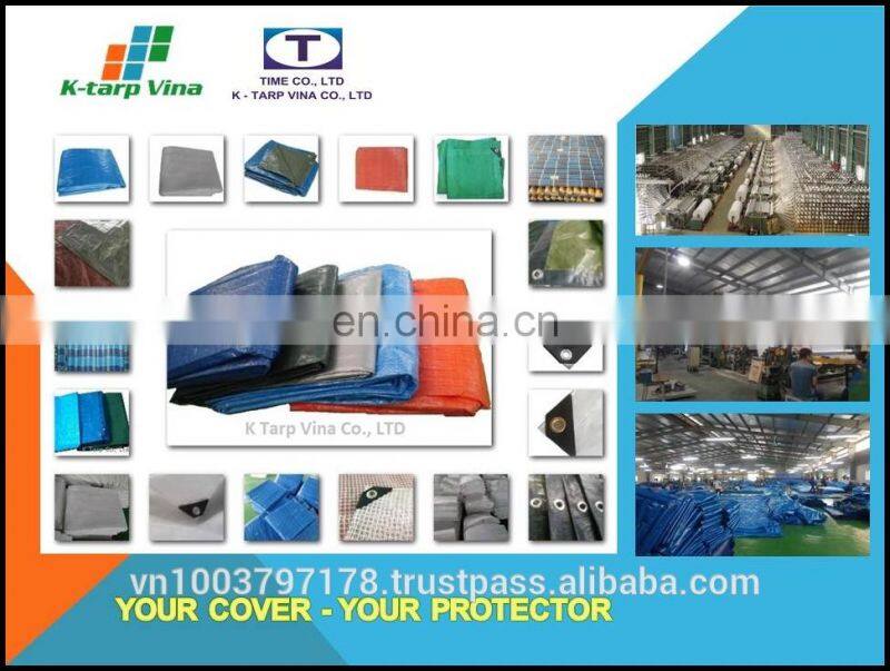 BLUE ROLL-UP TARPAULIN / WATERPROOF, ROTPROOF