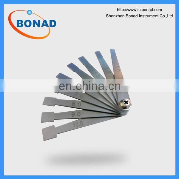 GB4706 Creepage Distance Test Card to surface distance test