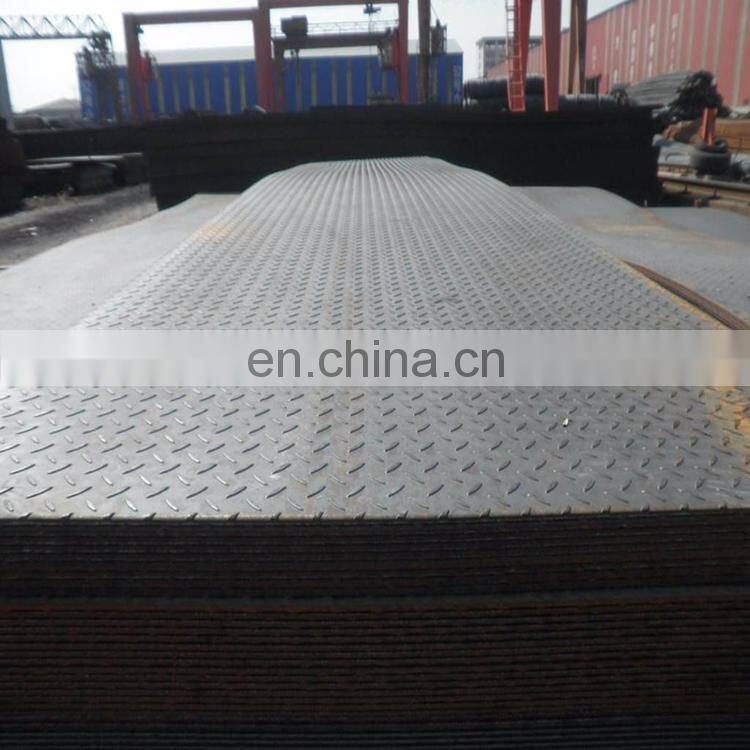 MS Carbon S275jr SS400 A36 Q235 Checkered Steel Plate
