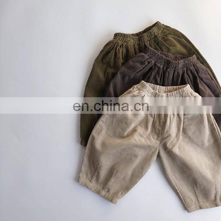 New OEM Corduroy Fabric From Yifan Dress For Baby Cute Pant