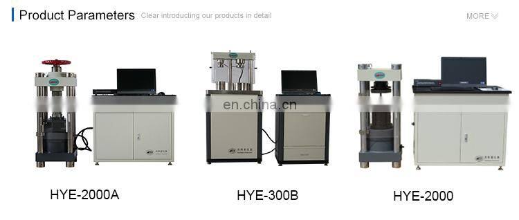 Cold crushing concrete compression testing machine