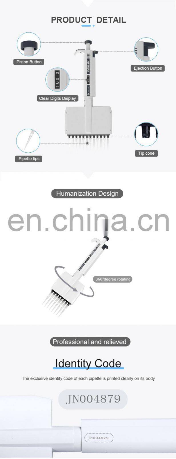 AKMLAB High Quality Multichannel Digital Pipette Micropipette