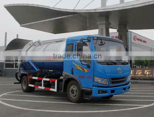 FAW 10000 liters Vacuum Tank Truck