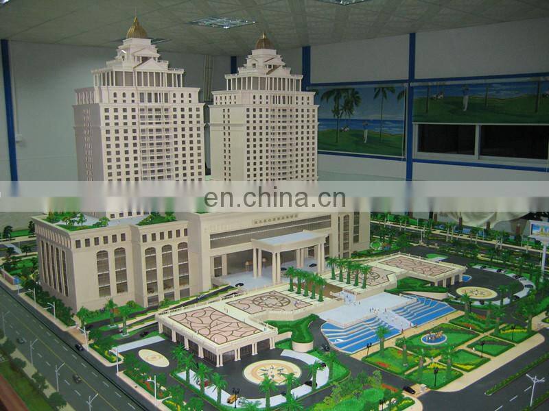 Miniature 3d building model , maquette office custom made scale models