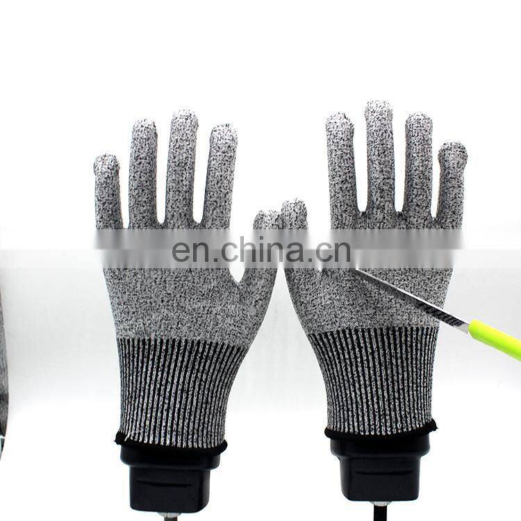 Food Grade Meat Cutting Gloves Hand Protection Anti Cut Gloves Level 5 Cut Resistant Glove For Kitchen Oyster