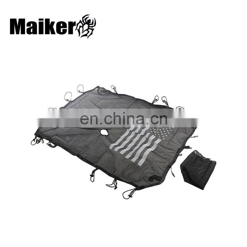 Front Sun Net for Jeep Wrangler JK 2007+ 4dr Sun Shade Cover 4x4 accessory maiker manufacturer