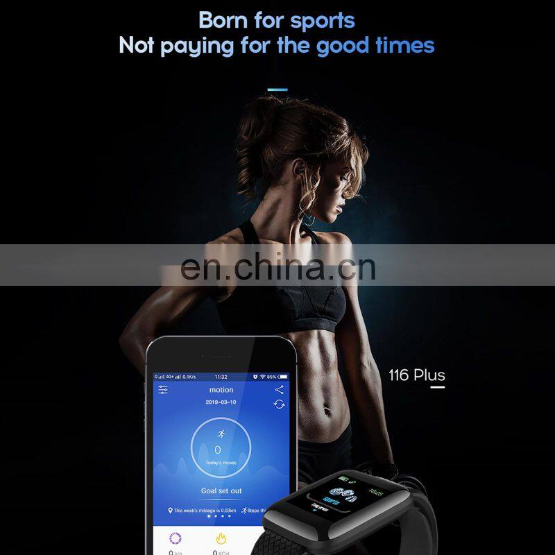 Smart Watch 116PLUS Luxury Man Sport Smartwatch Silicone Fitness Tracker smart watch band sport watch smart