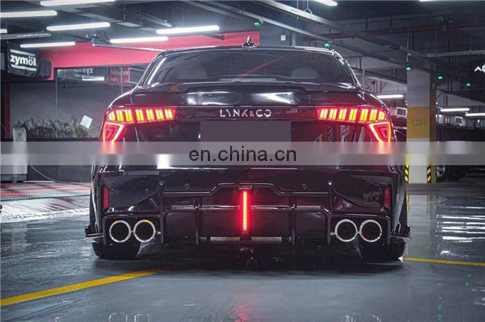 Runde For Lynk & Co 03 Upgrade Robot Style Newest Body Kit Front Lip Rear Diffuser Spoiler Side Skirts Wide Wheel Eyebrows