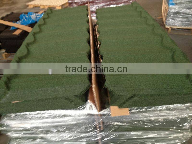stone coated metal roof tile for villa house