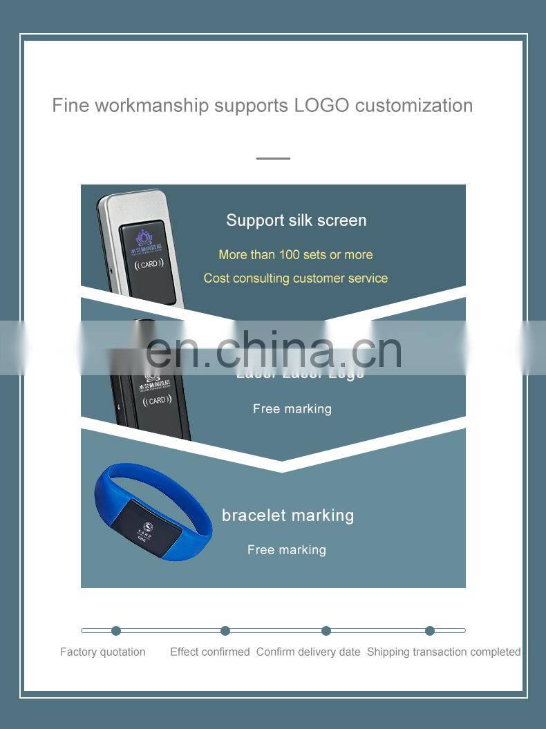 High Security Cabinet Door Lock Gym Spa Magnetic Panel Latch Card Rfid Hidden digital Cabinet Locker Lock With Free Bracelet