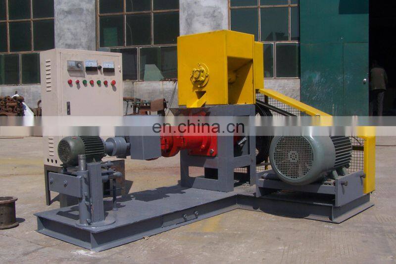 2018 Hot Promotion high quality floating catfish feed pellet making machine/Small fish farm cheap floating feed extruder