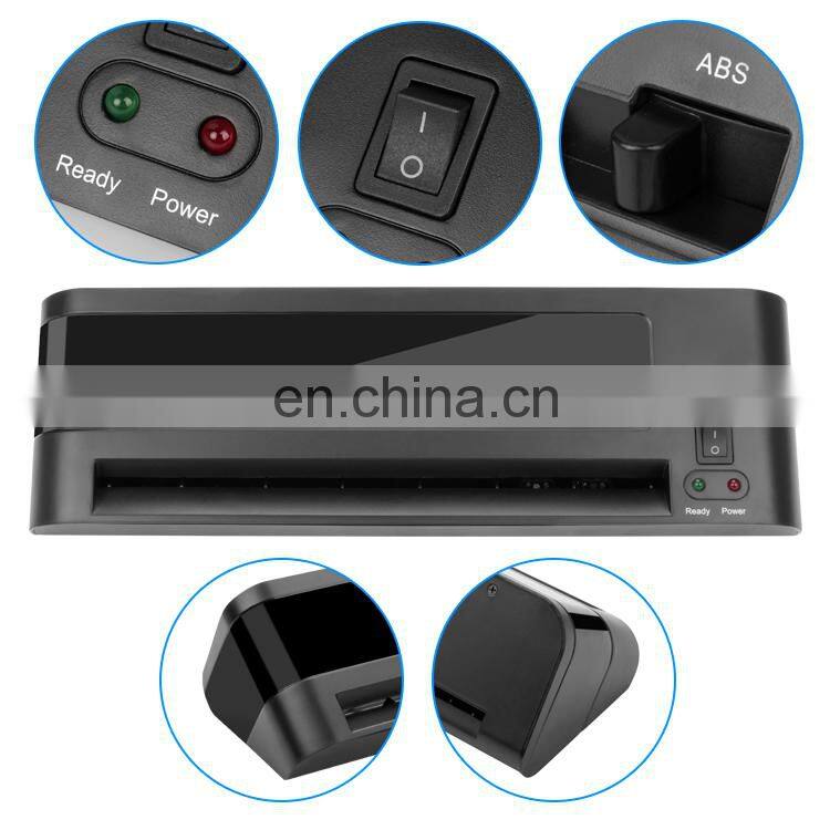 Factory Price Customized A4 A5 A6 Office Equipment Portable Pouch Thickness 75-125mic Sheet Plastic Paper Automatic Laminator