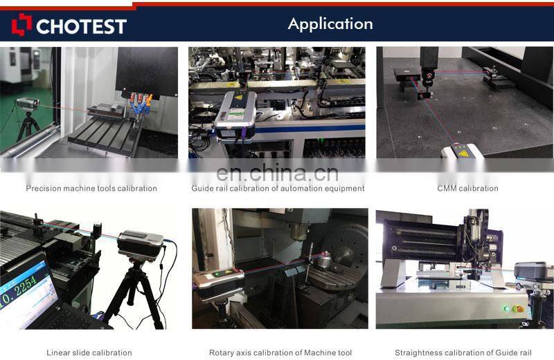 Laser interferometer for machine calibration and optimisation