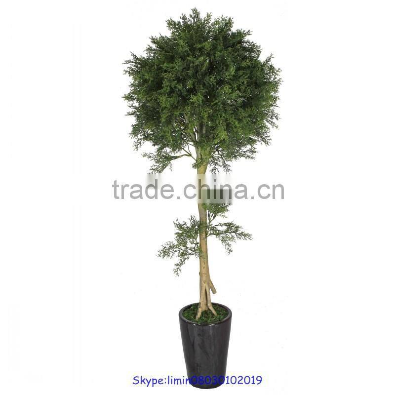 real wood material artificial tree /artificial bonsai tree/artificial cypress tree