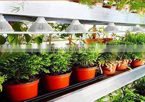 E27 12W Led Grow Light Red Blue White 3 Bands E27 Socket LED Plant Growing Lights for Hydroponic Gardens