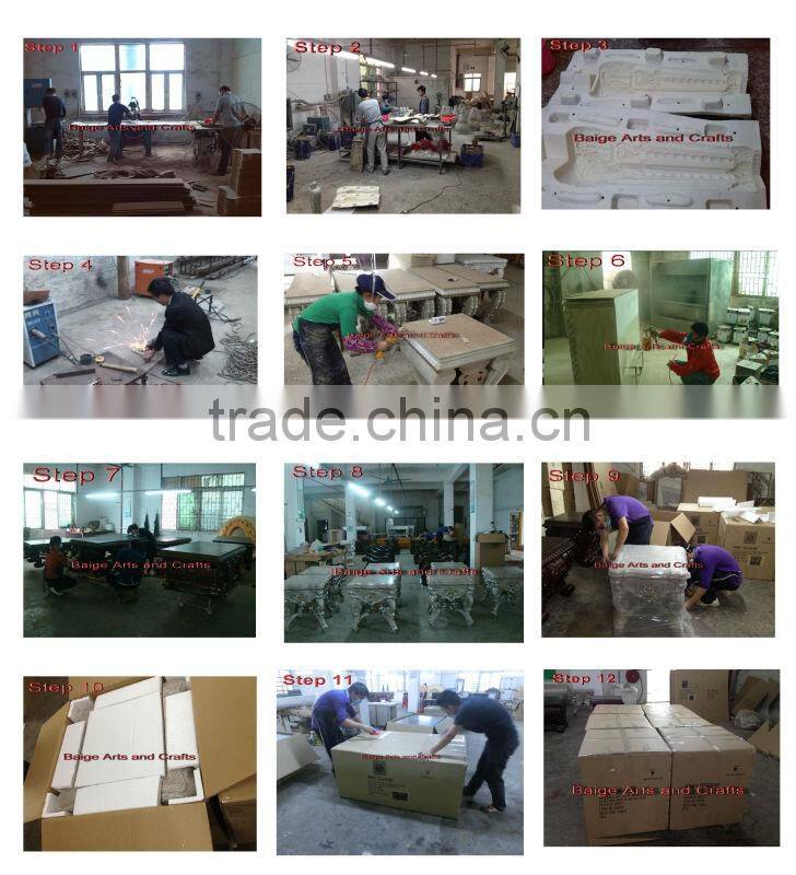 Antique Furniture Iron Mirrors Console Table Matching S-1801