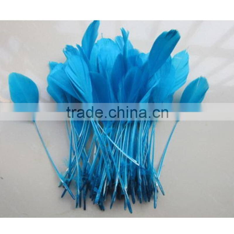wholesale dyed white trimmed goose feathers artificial