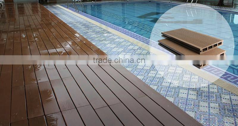 Eco-friendly above ground pool wpc decks