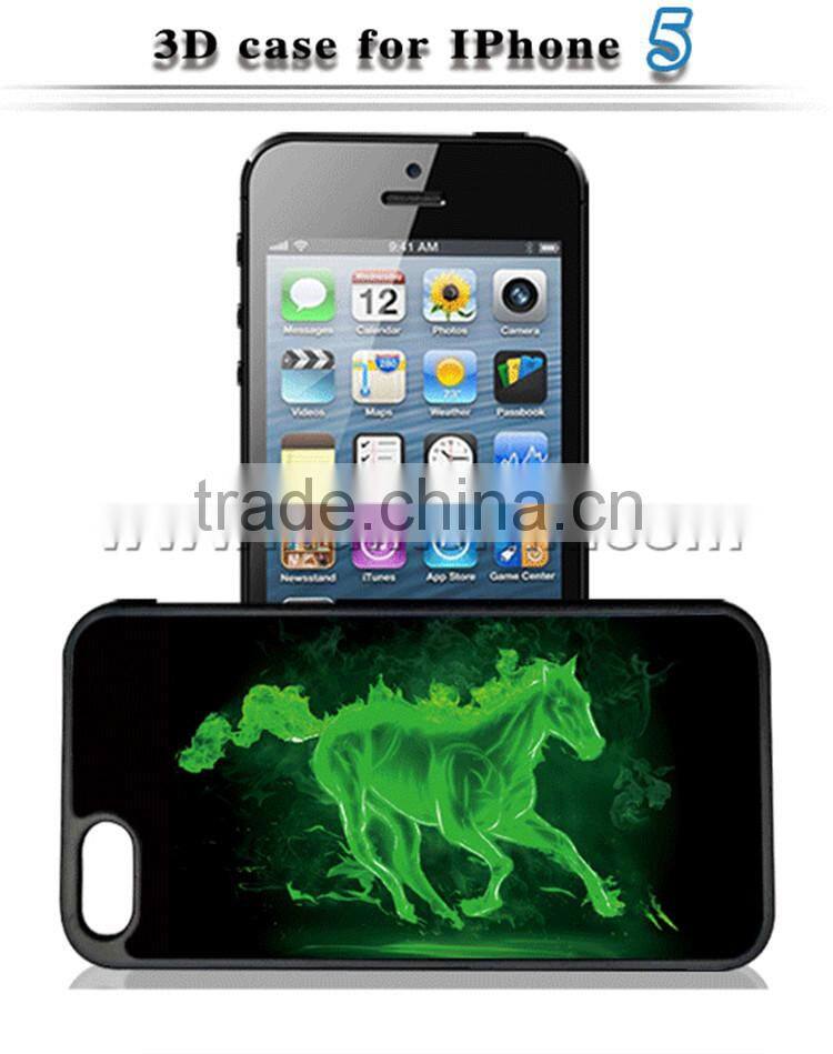 Good Design Green Color Horse Case For iPhone5