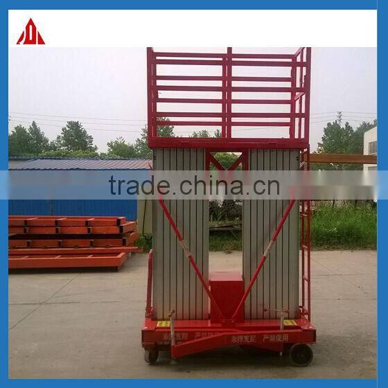 4-20 M outdoor scissor lift hydraulic scissor lifting platform double mobile lift platform mast