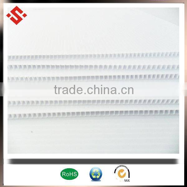 pp coroplast sheet silkscreen custom sign board 4mm thick 750gsm pp board