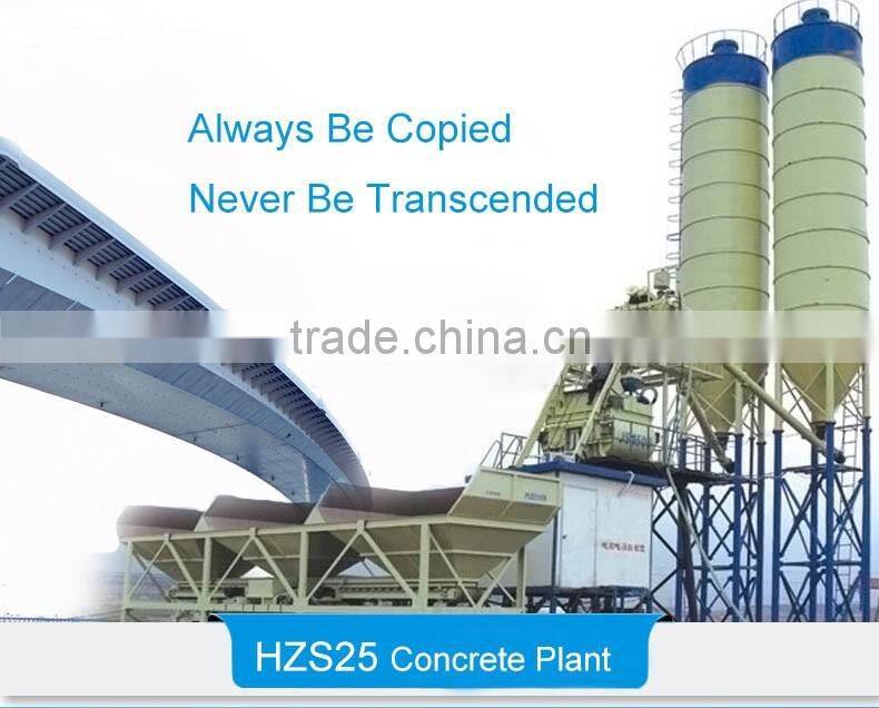 25m3 concrete batching plant mobile concrete batch plant
