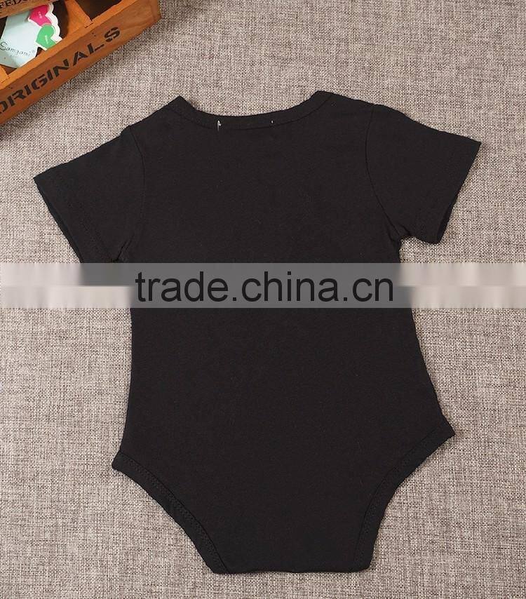Latest Toddler Rompers Pure Cotton Letter Printed 2016 Fashion Casual Wear