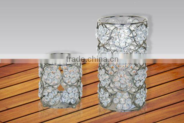 Crystal Round Votive Holder