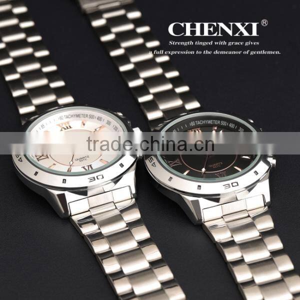 stainless steel band men watch, men fashion watch Rose Gold 027CMR