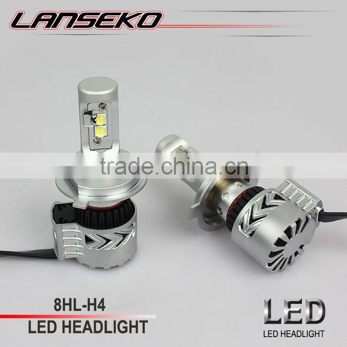 Newest product!!! High Powerul 36w 6000lm auto led h4 headlight for all cars