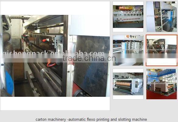 Automatic corrugated flexo printer slotter die cutter