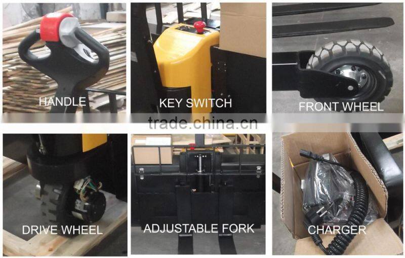 2014 shanye electric pallet stacker rough terrain lift trucks