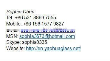 Low Iron Toughened Glass