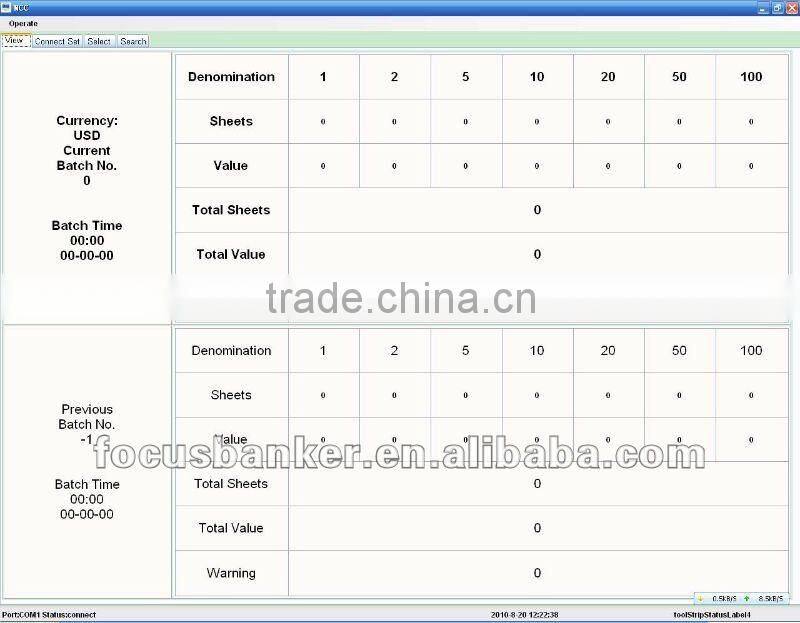 Mixed-Notes Currency Discriminator/Money Counter/Bill Counter with UV,MG/MT,IR Detections for USD & Jordanian Dinar(JOD)