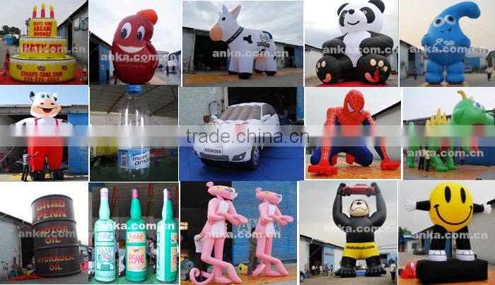 5m high inflatable mobile paint booth for advertisement